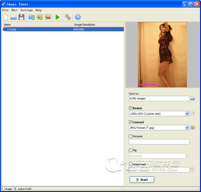 Image Tuner6.2 ����ͼƬ�ߴ��������