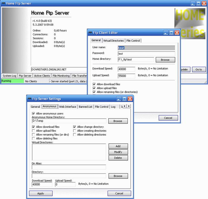 Home FTP Server ʹ�ý̳� ��ͼ