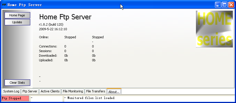 Home FTP Server1.0.0 ����FTP�����