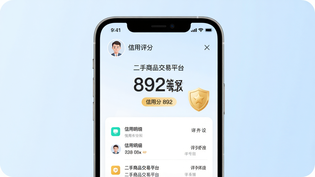���壺�ֻ���Ļչʾ��������ҳ�棬��ʾ�û�ͷ�����÷����͵ȼ����£����֣��ֻ����У�����Ϊ����ɫ���䣻�Ű棺�����ô������ͻ�����·��б�չʾ������ϸ�����ۼ�¼��������¼�Լ���Ƽ��У�ϸ�ڣ���Ļ���С�������Ʒ����ƽ̨���͡����÷� 892������������Ϊ��ɫ���ƣ����ʣ�������Ⱦ���ɾ����޶���Ԫ��