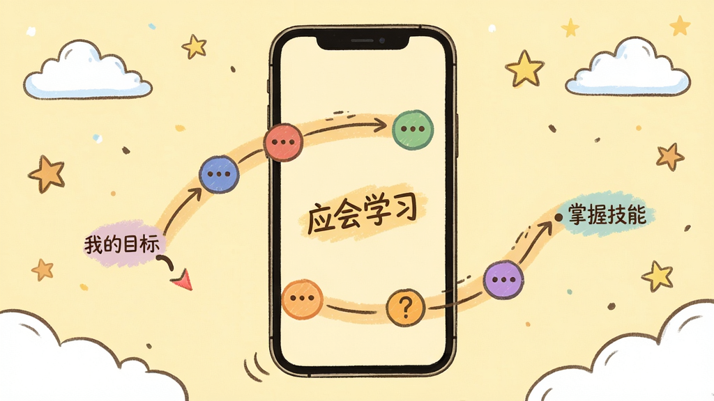 ���壺Ӧ��ѧϰAPPѧϰ·���滮���棬�ֻ���Ļ��ʾһ��������·��ͼ�����Ϊ���ҵ�Ŀ�ꡱ��;�����֪ʶ��ڵ㣬�յ�Ϊ�����ռ��ܡ������֣��ֻ����У�����Ϊ����ɫ���������ƶ������װ�Ρ��Ű棺·��ͼ�������ڵ����ֿɶ�����񣺿�ͨ�ֻ���ɫ����ܰ��ϸ�ڣ�·���ϱ�ע��Ӧ��ѧϰ���������ڵ��в�ͬ��ɫ���֡����ʣ����壬�ɾ����޶���Ԫ�ء�