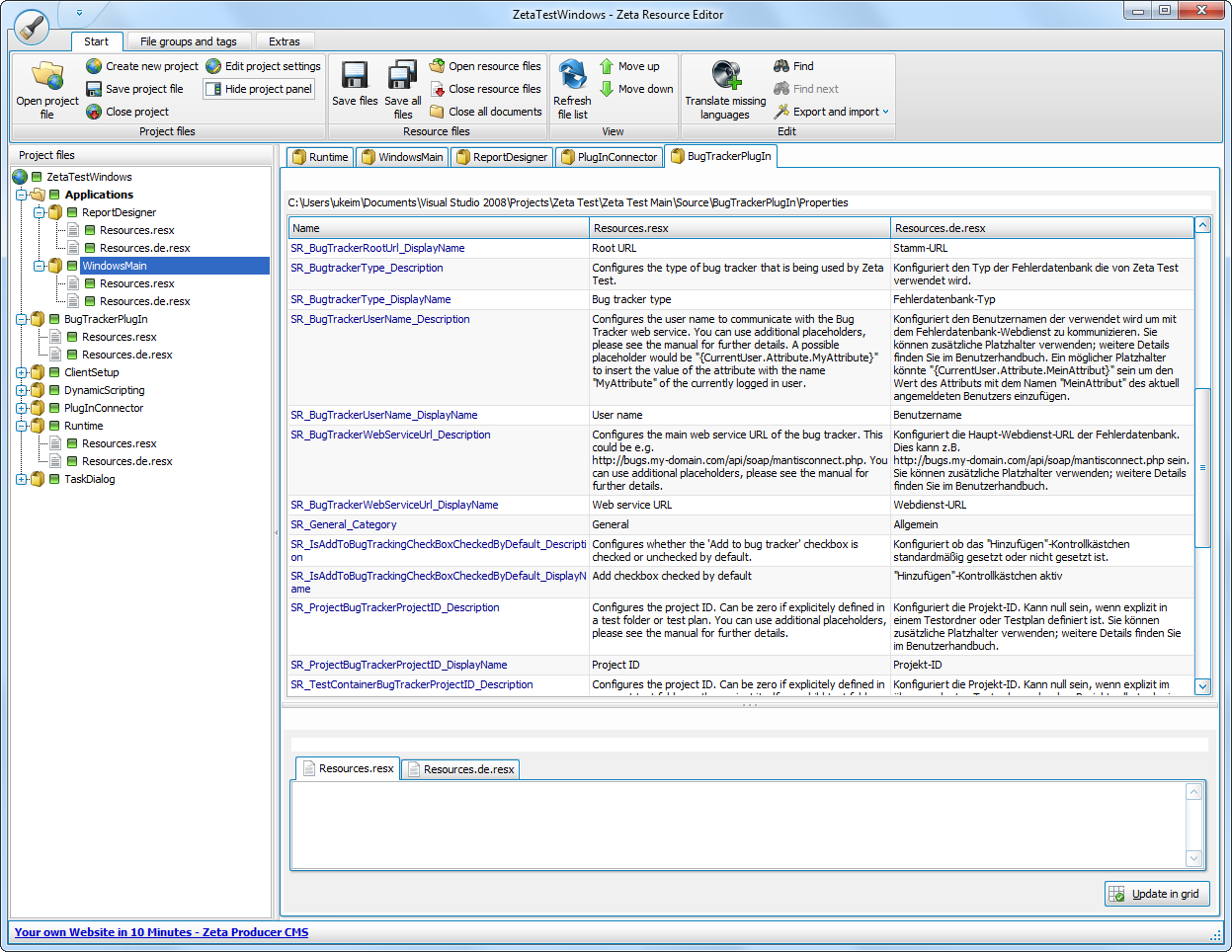 Zeta Resource Editor{package_version_name} ��Դ�༭��