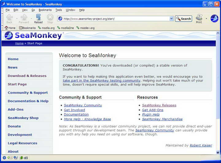 SeaMonkey2.53.20 ����ʽ�������׼�