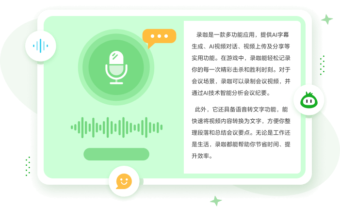 AI����ͨ������ �Զ����� ¼��ת���� ʵ������