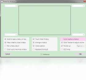 Preme for Windows ���ڲ��ֹ������ܽ�ͼ