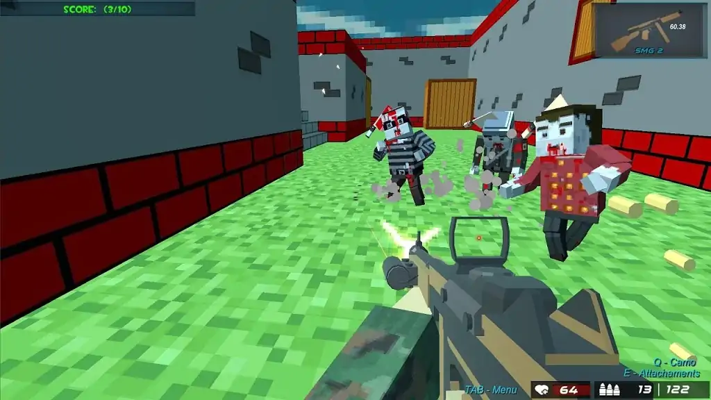 ����ǹս��ʬ���ذ�װ���°�(Blocky Gun warfare Zombie)��ʬBossս��������ͼ