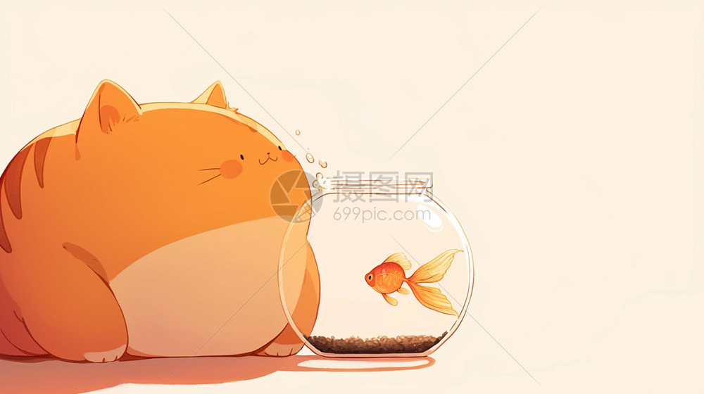 液体猫 橘猫钻进小鱼缸里睡觉的搞笑图片