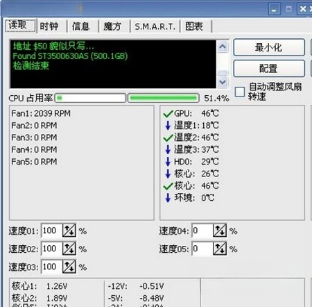 SpeedFan4.52 �¶ȼ������ȵ��ٹ���