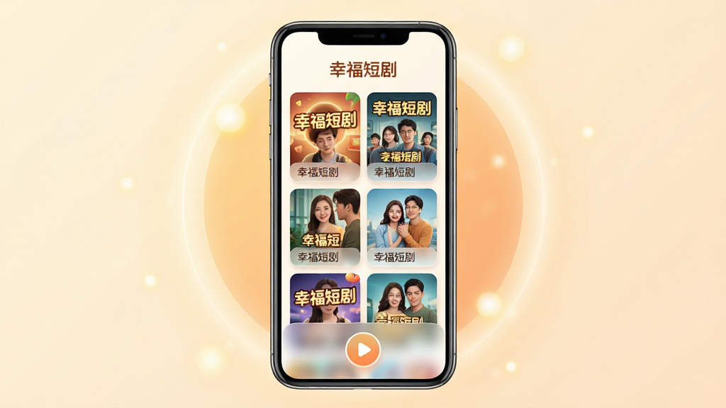 ���壺һ�������ֻ���Ļ��չʾ���Ҹ��̾�APP�Ľ��棬�������ж�����Ŷ̾��������ͼ��������������ܰ�����֣��ֻ����У���Ļ���������ɼ�����Χ����͵�ůɫ���Σ��·��в��Ű�ťͼ�ꡣ�Ű棺APP��������ٲ���ʽ��Ƭ���֣������Ϸ��С��Ҹ��̾硱���ֱ�ʶ�������������롣����ִ���ƽ����Ʒ��ɫ�����޵������ۣ�������΢�Ĳ�����̬Ч����ϸ�ڣ�����ɾ����ֻ���Ļ������������󣬷���ͼ�����ɱ棬���֡��Ҹ��̾硱����Բ�����塣���ʣ�8K�����壬ϸ���Ӱ���ɾ��޶���Ԫ�ء�