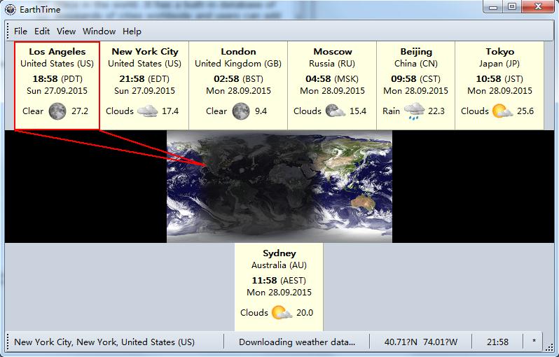 EarthTime4.3.2 ����ʱ����ʾ����