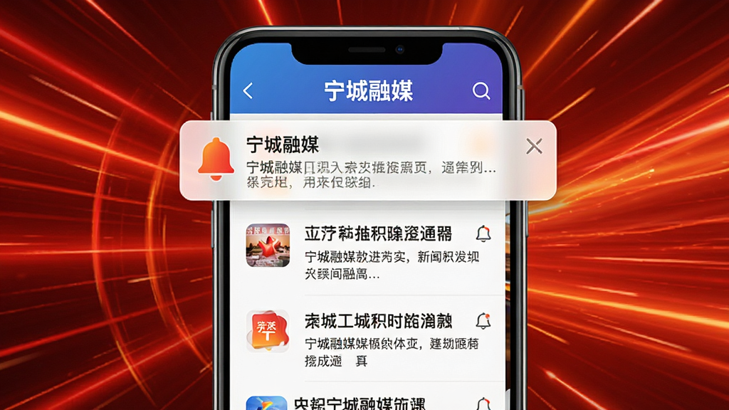 ��������Ϊ��������ý��APP����������֪ͨ���棬�ֻ���Ļ��ʾ�������ű��������֪ͨ���������С�������ý�����ֱ�ʶ�����岼�����ֻ�Ϊ�Ӿ����ģ�����Ϊ��̬�ĺ�ɫ�ͳ�ɫ���ߣ�������ʱ���͵��ٶ����ȶȡ��Ű�����ֻ���Ļ����չʾ��֪ͨ�б������ɼ���ͼ������ִ�����������Ϊ�Ƽ���UI��ƣ�ϸ�ڰ���֪ͨ����ͼ�������ժҪ���֣������������ɾ��޶���Ԫ��