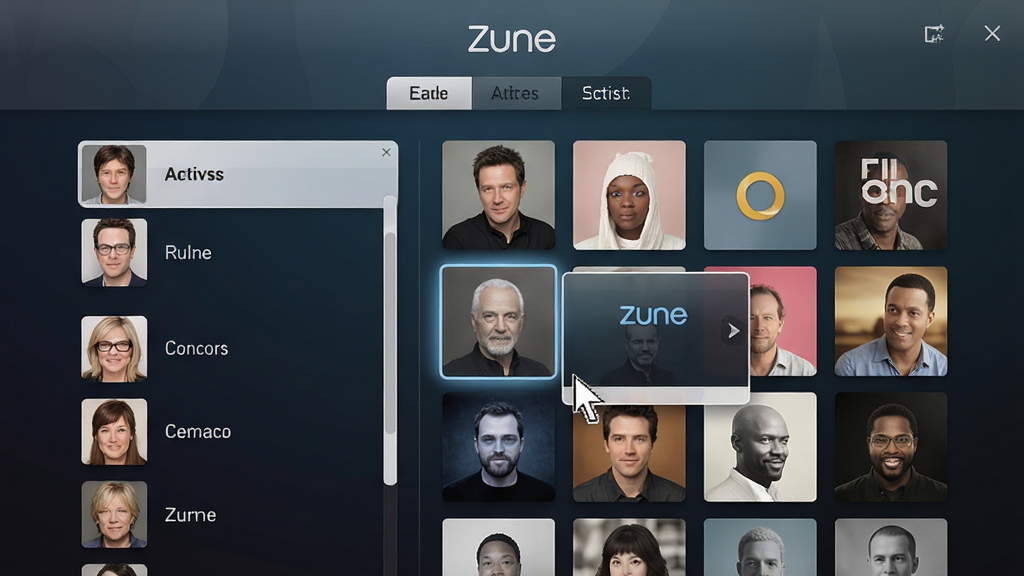 ���壺Zune���������С������ҡ���ͼ������Ǹ���ͷ���б����Ҳ���ר��ǽ�����֣�������У��������ף�����Ϊ��ɫ���䣻�Ű棺�����С�Zune���������·��Ƿ����ǩ����񣺱�ƽ���������ϣ�ɫ����ͣ�ϸ�ڣ��������ͣ��ĳ��ר���ϣ�����Ԥ���򣻻��ʣ����壬�ɾ����޶���Ԫ��