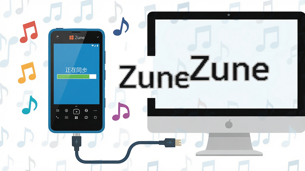���壺�û�����ʹ��Zune����ͬ�����ֵ�һ��Windows Phone�ֻ�����Ļ����ʾ������ͬ���������������֣��ֻ�λ����࣬������Ļλ���Ҳࣻ�Ű棺���������С�Zune����������񣺱�ƽ���廭�磬ɫ�����죻ϸ�ڣ��������������ˣ���Χ����������ͼ�ꣻ���ʣ����壬�ɾ����޶���Ԫ��