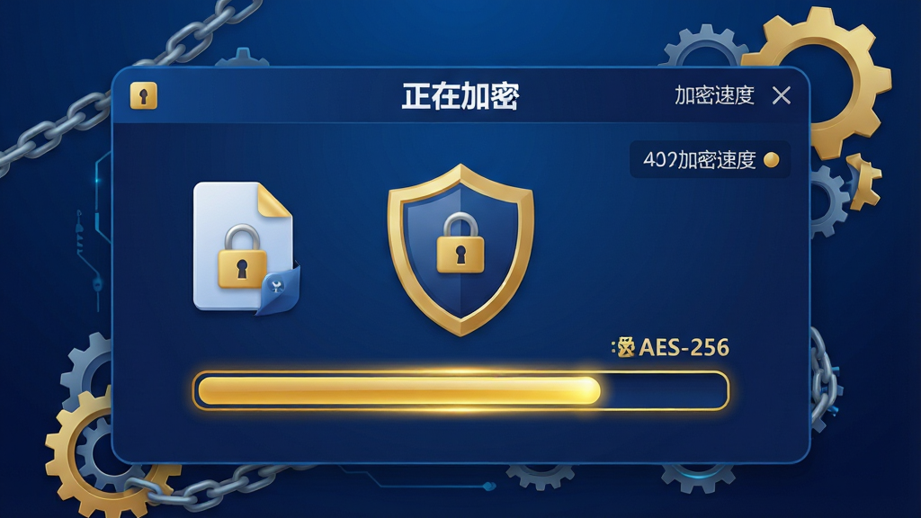 ���壺����Ʒ˽�����̡�����������һ�����ڼ����ļ��Ĵ�����д�����������ж���ͼ��ͽ����������֣�����ռ�ݻ������壬����Ϊ����ɫ���䣬���������������ͳ��ֵĿƼ���װ�Ρ��Ű棺���ڱ�������ʾ�����ڼ��ܡ����·����������С�AES-256����������񣺱�ƽ��UI��3Dͼ���ϣ�ɫ��������������Ϊ����͹�Ը߼��С�ϸ�ڣ��ļ�ͼ���ϴ������α�ǣ����������Ž�ɫ�������Ͻ���ʾ�����ٶȡ����ʣ��������ɾ����޶���Ԫ�ء�