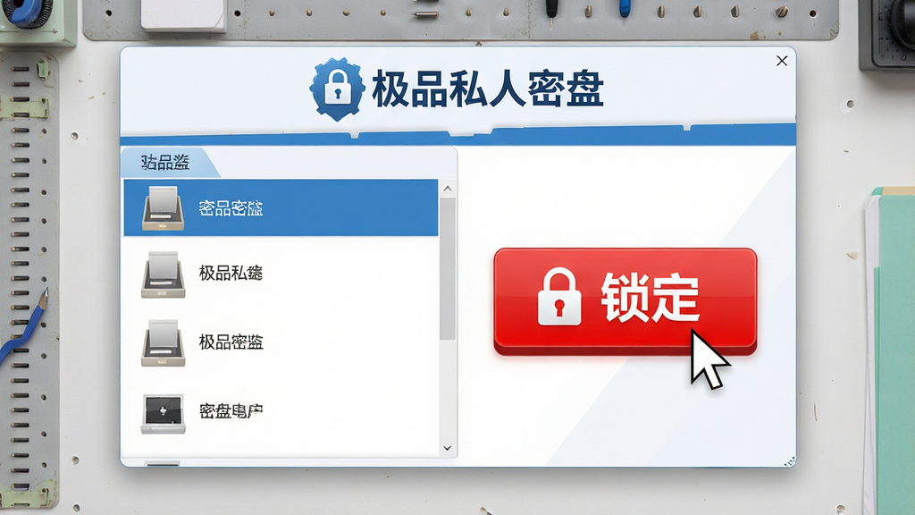 ���壺����Ʒ˽�����̡����������棬���Ϊ�����б����Ҳ�Ϊһ�����ġ���������ť�����֣�������У�����Ϊǳ��ɫ����̨�������Ϸ��С���Ʒ˽�����̡�Logo���Ű棺����������������ť��������ͼ�ꡣ��񣺱�ƽ��������ɫ������ɫ�Ͱ�ɫΪ����ϸ�ڣ������б����м����̷�ͼ�꣬������ťΪ��ɫ���������ָ����ͣ�ڰ�ť�ϡ����ʣ����壬�ɾ����޶���Ԫ�ء�