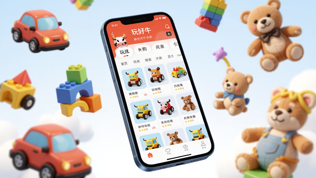 ��������Ϊһ��������Ļ�������ֻ������ڿ��У���Ļ������չʾ�š����ţ��APP����ҳ���棬����ɼ����ർ��������������Ʒ����ͼ���ֻ���Χ������ɫ���ͷ׵Ŀ�ͨ���Ԫ�أ���С��������ľ��ë���ܵȡ�����������͵�ǳ������ɫ���䣬���岼�ֱ������Ű��η�����ͻ���ƶ��ɹ��ı�ݸС��廭���ϸ�ڷḻ�����ʸ���ɾ����޶���Ԫ�ء�