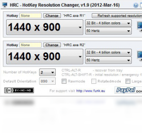 Hotkey resolution changer ��׿�� �ֱ����л����߽������