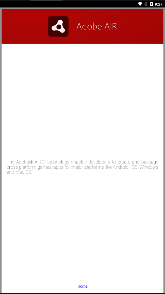 Adobe AIR34.0.0.156 ����ʱ����