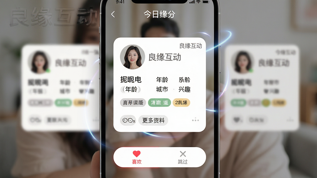 ���壺��Ե����Ӧ�á�����Ե�֡�ҳ�棬��Ļ��չʾ�Ƽ��û���Ƭ����Ƭ���С���Ե������ˮӡ��ʶ�����֣���Ƭ���У�������ģ������һ������һ��Ԥ�����ײ��С�ϲ������ɫ����ͼ���롰��������ɫ���ͼ�ꣻ�Ű棺���󷽣���ƬԲ����ƣ��ص���Ϣͻ��������ִ�ʱ�У�΢��Ч��Ч�������黯������ϸ�ڣ��û�ͷ���������ǳơ����䡢���С���Ȥ��ǩ�������룬�ɵ��չ���������ϣ����ʣ�������Ⱦ��ϸ�ڷḻ���޶���Ԫ�أ��ɾ�������