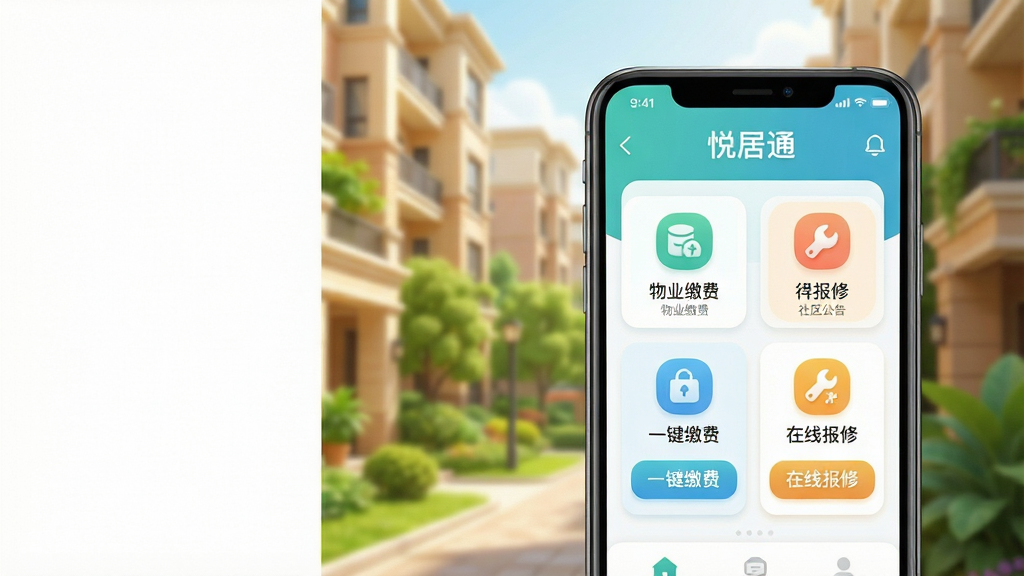 ���壺һ�������������ֻ�����Ļ��������ʾ���þ�ͨ��APP�����棬���������ҵ�ɷѡ����ޡ���������ȹ���ͼ�ꡣ���֣��ֻ�λ�ڻ�������ƫ�ң�������ף�����Ϊ��ܰ������¥������ֲ���Ű棺�ֻ���Ļ����ϸ�ڷḻ��ͼ���������룬ɫ�����¡���񣺱�ƽ�������΢������Ⱦ����������ͨ͸��ϸ�ڣ���Ļ���С��þ�ͨ�������롰һ���ɷѡ������߱��ޡ���ť�����ʣ�4K���壬�ɾ����޶���Ԫ�ء�