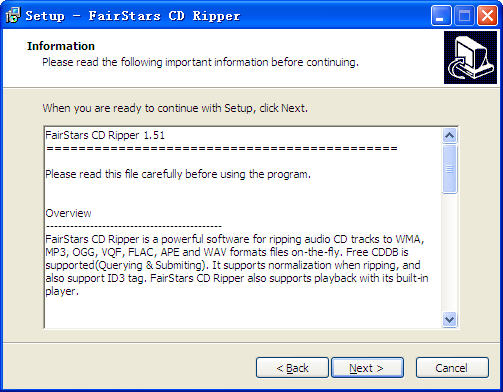 FairStars CD Ripper1.0 音频抓轨工具 FairStars CD Ripper1.0 音频抓轨工具
