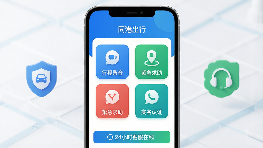 ���壺ͬ�۳���APP��ȫ�������Ľ��棬�ֻ���Ļչʾ����ȫ���ġ�ҳ�棬�����г�¼��������������ʵ����֤�ȹ���ͼ�꣬�����С�ͬ�۳��С����������֣��ֻ����У���Ļ����ԳƷֲ����ơ���λ�������Ȱ�ȫͼ�꣬������⣻�Ű棺����ͼ���Թ�����ʽ���У�����ֱ�ۣ�������°�ȫ�磬��ɫ����ɫ���䣬���ֿɿ��У�ϸ�ڣ�ÿ��ͼ���·������ֱ�ע����Ļ�ײ��С�24Сʱ�ͷ����ߡ���ʾ�������ʣ�������Ⱦ����͹��ߣ��ɾ����޶���Ԫ�ء�