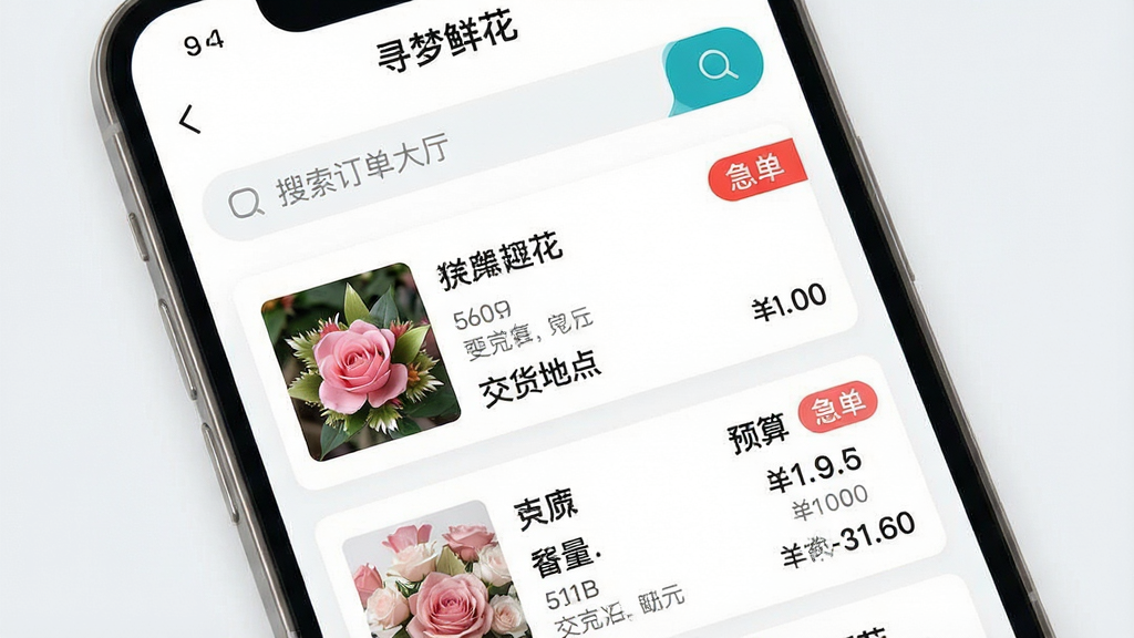 һ�Ÿ������ȵ��ֻ�Ӧ�ý����ͼ���ͼƬ�������ǡ�Ѱ���ʻ���APP�Ķ�������ҳ�档ҳ���Ϸ�Ϊ���������·��Կ�Ƭʽ�б������Ŷ���ʻ�������Ŀ��ÿ����Ƭ������ע�������ơ������������ص��Ԥ������ֿ�Ƭ���С���������ɫ��ǩ��������Ƽ���ִ������ð�ɫ����������ɫ����ɫ�����������׶������岼�ֹ�������Ϣ�㼶������ģ����ʵӦ�ó��������ʸɾ����޶���Ԫ�أ�ͻ���ƶ������ĸ�Ч���顣