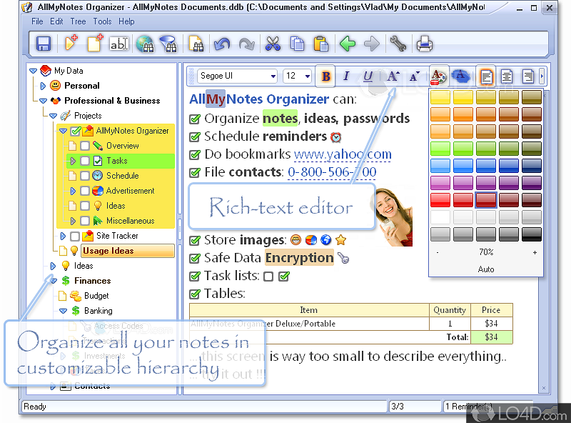 AllMyNotes Organizer Free Edition ��׿�� �̳�
