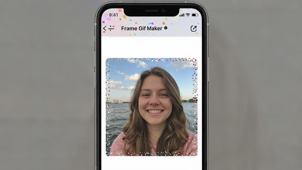Glitter Frame Gif Maker���ֻ������е�Ԥ��ͼ����Ļ����ʾӦ������������Ƭ�ϳ�Ч�������沼�������ƶ��ˣ������ɾ����޶���Ԫ�أ���������