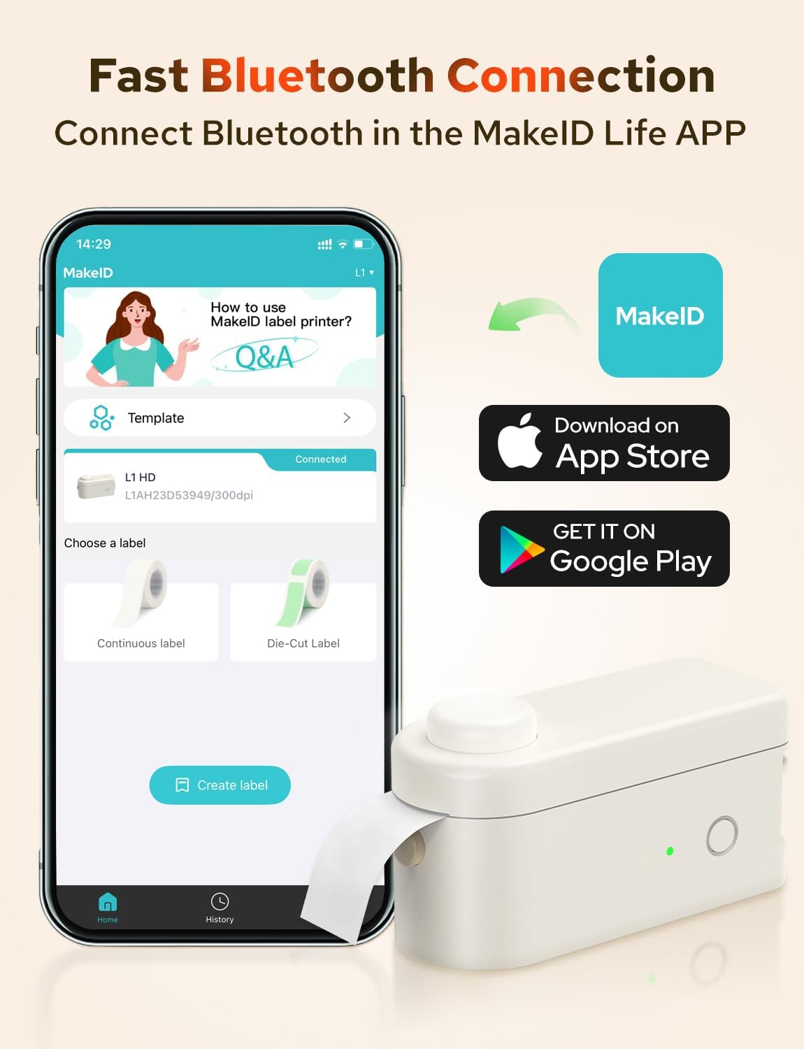 MakeID Label Pro APP �༭���� �ֻ����� ����