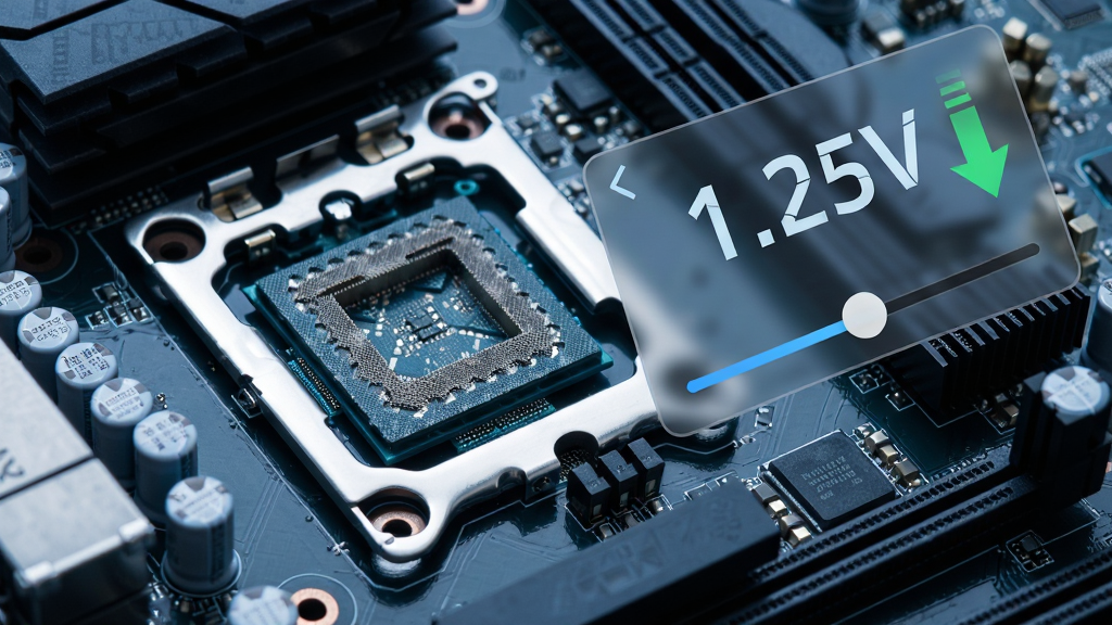 ��������Ϊһ��̨ʽ�������ϵ�CPU��������Ա������Ű�͸���ĵ�ѹ������壬��ʾ