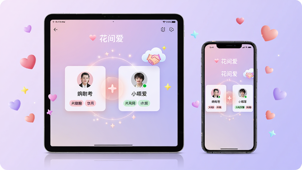 ���壺һ̨ƽ����Ժ�һ���ֻ����ţ���Ļ����ʾ