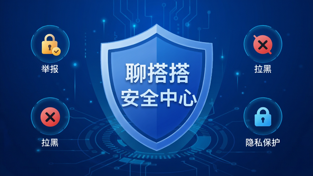����ͼ���밲ȫ�����棬����Ϊ��ɫ�Ƽ��У�������ʾ���Ĵ�ȫ���ġ���������Χ�С��ٱ��������ڡ�����˽��������ͼ�꣬���ֶԳƣ��Ű��Ͻ������ʸɾ��������޶���Ԫ��