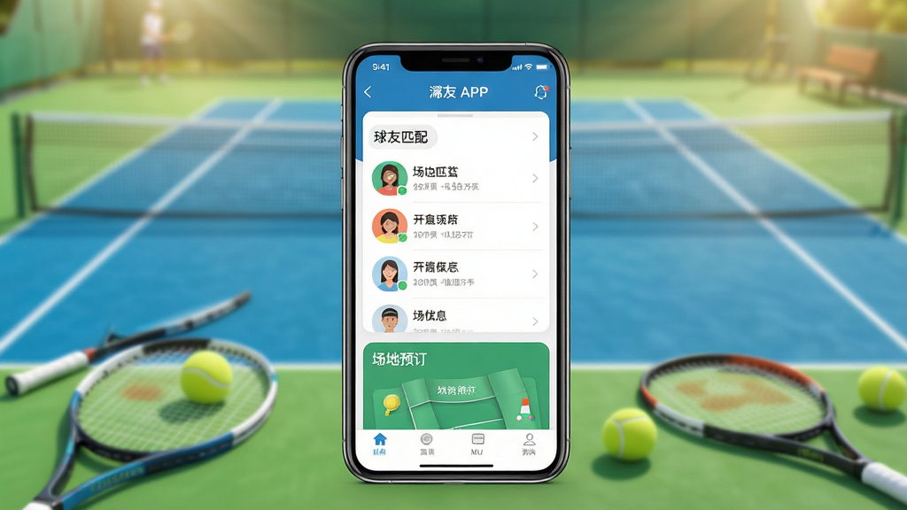 һ�Ÿ��������˶�������������ͼ������Ϊ�����ֻ�����չʾС��ȦAPP����Ļ�ڳ�������ƥ���б��볡��Ԥ��ģ�飬�������������ĵ��������򳡣��������ĳ������ɫ���������ɼ������ֲ����ֻ����С������黯�������Ű���ͻ��APP���棬���дʵ�ҳ����˶�����������ϸ�ڰ����������ĵ�Ԫ�ص�׺������ϸ��ɾ����޶���Ԫ��