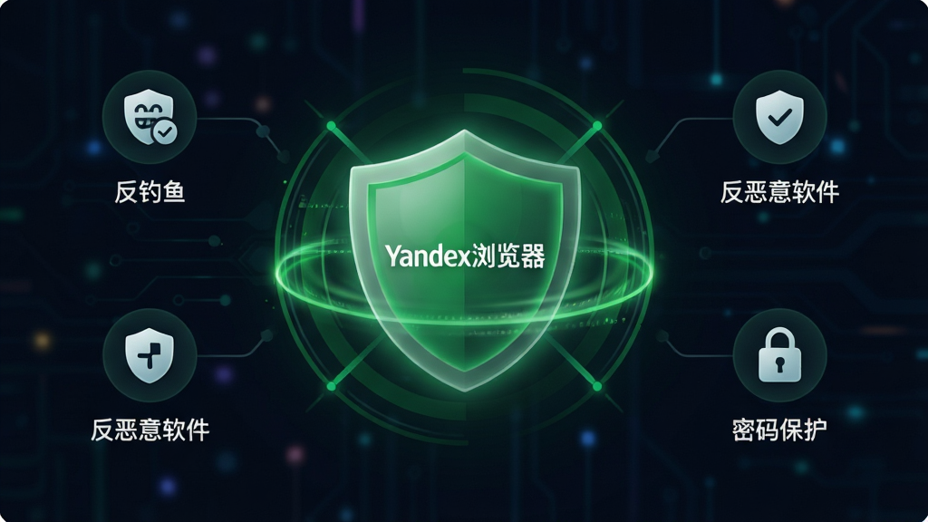 ���壺Yandex�������ȫ�������棬��ʾһ����ɫ����ͼ�꣬��Χ��ɨ�趯�������֣�����λ�����룬���ܻ����š������㡱�������������������뱣������ͼ�ꡣ�Ű棺���ֱ�ۣ�ÿ�������м������˵��������ִ��Ƽ��磬����Ϊ��ɫ�����Ʒ��⡣ϸ�ڣ������ϴ��ϡ�Yandex�������������ɨ��������̬Ч�������ʣ����壬���а�ȫ�У��޶���Ԫ�ء�