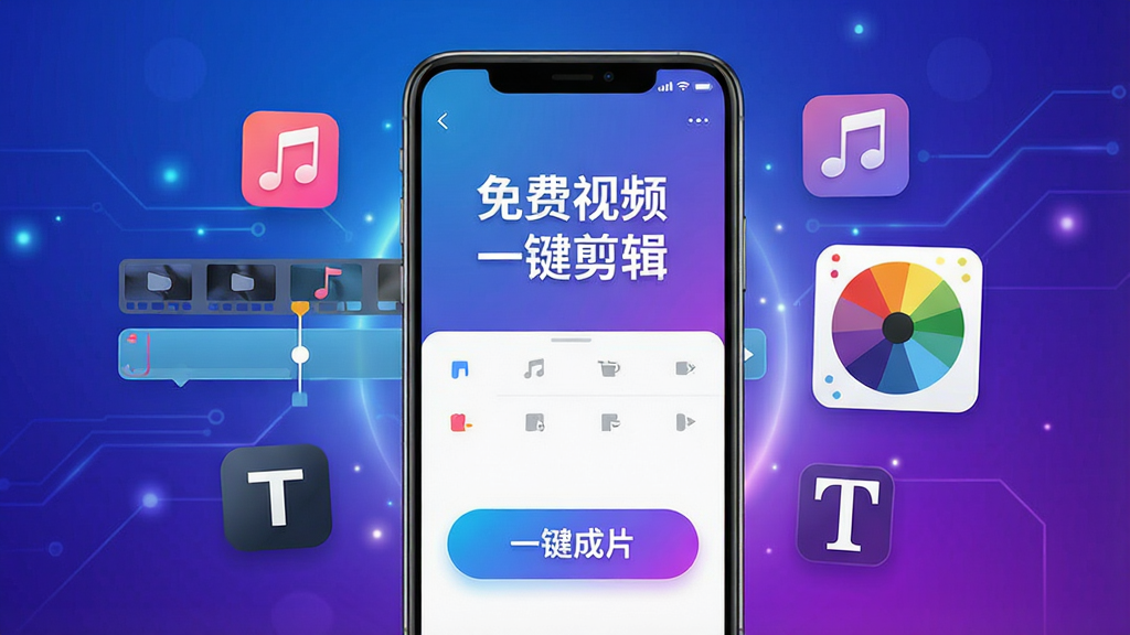 ��������Ϊһ�������ֻ�����Ļ��������ʾ�������Ƶһ��������APP�Ĳ��������棬���沼�ּ�����ˣ��·�����Ŀ�ġ�һ����Ƭ����ť���ֻ���Χ������ʱ���ߡ������������˾�ɫ�̡����֡�T����Ԫ�ء�����Ϊ��������ɫ�Ƽ��й�Ч�������������ִ���Լ���Ű�ɾ���������Ⱦ��ɫ������������ϸ�ڷḻ�������������޶���Ԫ�ء�