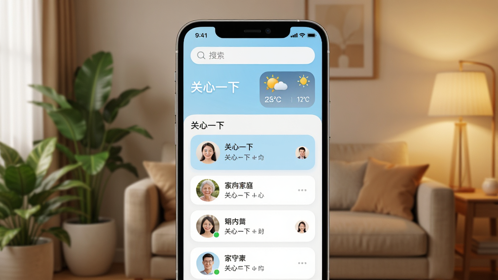 主体:手机屏幕展示
