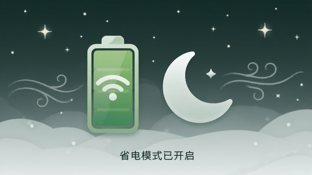 ��ɫ���ͼ����˯������ͼ�겢�У��������ǿ�ҹ����΢������������ڲ���ʾWiFi���ţ������񰲾���ͣ�ɫ����ī����ǳ��Ϊ��������ײ��к���С�֡�ʡ��ģʽ�ѿ��������޶���ϸ�ڣ��ɾ�����