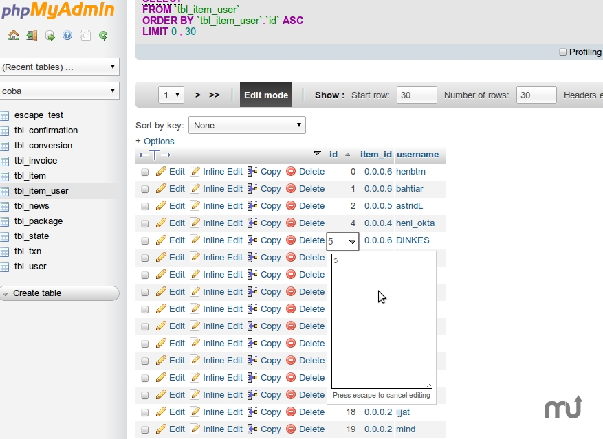 phpMyAdmin5.2.1 ���ݿ��������