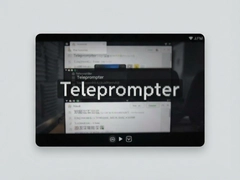 �����Teleprompter��ô�����ֽ̳�