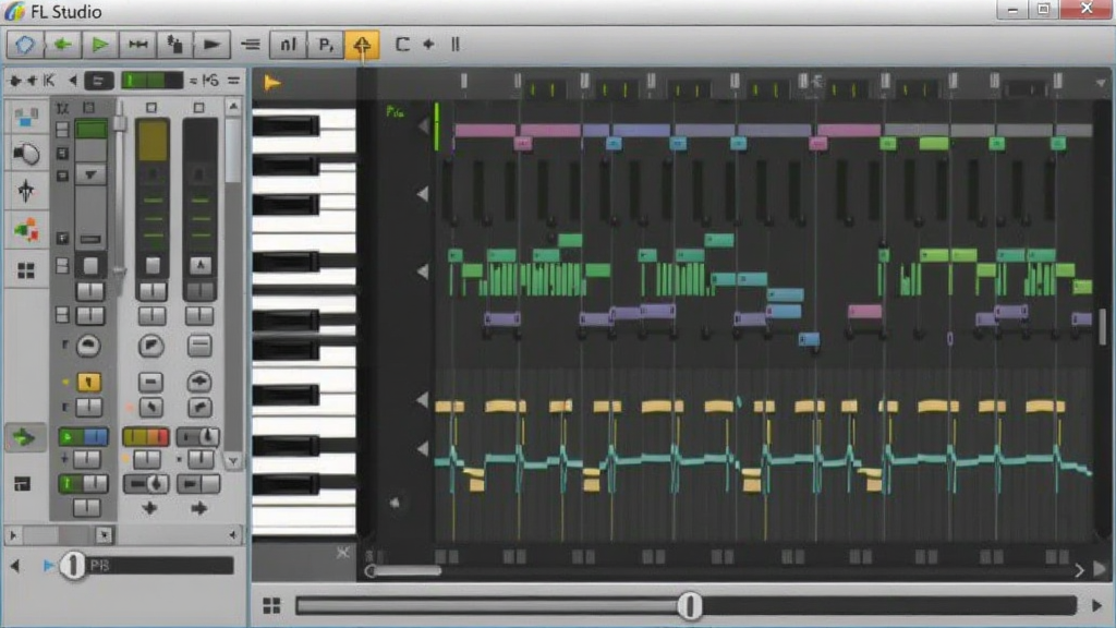 FL Studio ���پ������벽����������д��������ʾ��ɫ��������ĵ�ͼ�������ͨ�����ܣ��ײ������������������������������ơ�FL Studio���ڱ�������ʾ�����רҵ���߷ֱ��ʣ�ϸ����ģ����