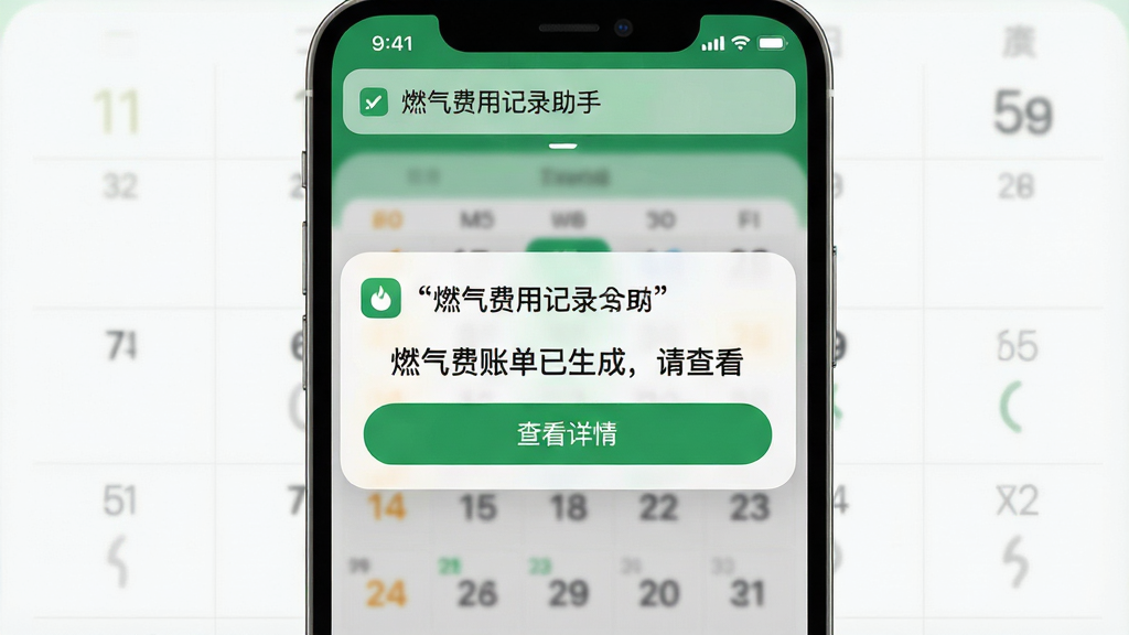 ���壺��ȼ�����ü�¼���֡�����֪ͨ���棬�ֻ�״̬����ʾ�ɷ����Ѻ�������֣��ֻ�������д��֪ͨ��Ƭ��������Ļ���룬����Ϊģ�����������Ű棺���й�ͼ��֪ͨ��ƬԲ����ƣ�������¼�Լ����ɫ���ɫΪ��ɫ����ϸ�ڣ�֪ͨ����Ϊ��ȼ�����˵������ɣ���鿴�����������鿴���顱��ť�����ʣ����壬����ɾ��޶���Ԫ�ء�