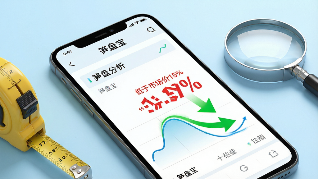 ���壺�ֻ���Ļ��д����ʾ�����̱�����Դ����ҳ���۸�����ͼ��Ŀ����ɫ��ͷ���£���ע�������г���15%�������֣��ֻ�б�������棬�Ա���һ�Ѿ��ߺ�һö�Ŵ󾵣�������׼�������Ű棺�����С����̷�����ģ�飬ͼ�����������������磬����Ϊǳ��ɫ���䡣ϸ�ڣ��۸������ô�ź�ɫ����ͻ��������ͼ��̬Ч�������ʣ�������Ⱦ���ɾ����޶���Ԫ�ء�