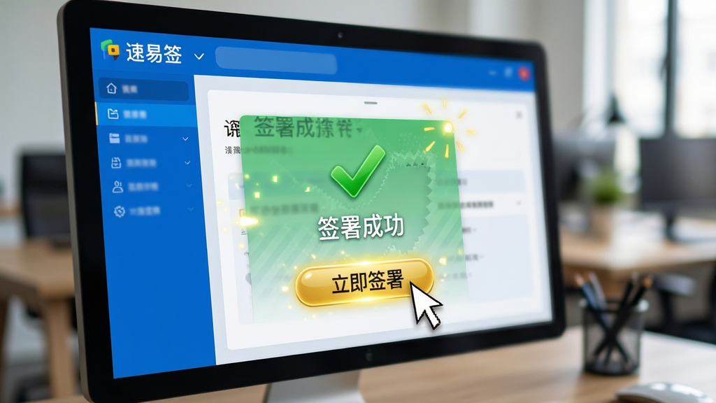 ��������Ϊ������Ļ������ǩ����ǩ����棬���ָ�������һ����ɫ������ǩ�𡱰�ť�����浯����ǩ��ɹ�������ɫ�Թ�����������Ϊ��Ļ��д��ǰ�����������������棬�����黯Ϊ�칫���������Ϊ��̬��ͼ���ɫ����������ť����Ч����ͻ����һ��ǩ�𡱵Ŀ�ݸС�����ϸ�壬�޶���Ԫ�ء�