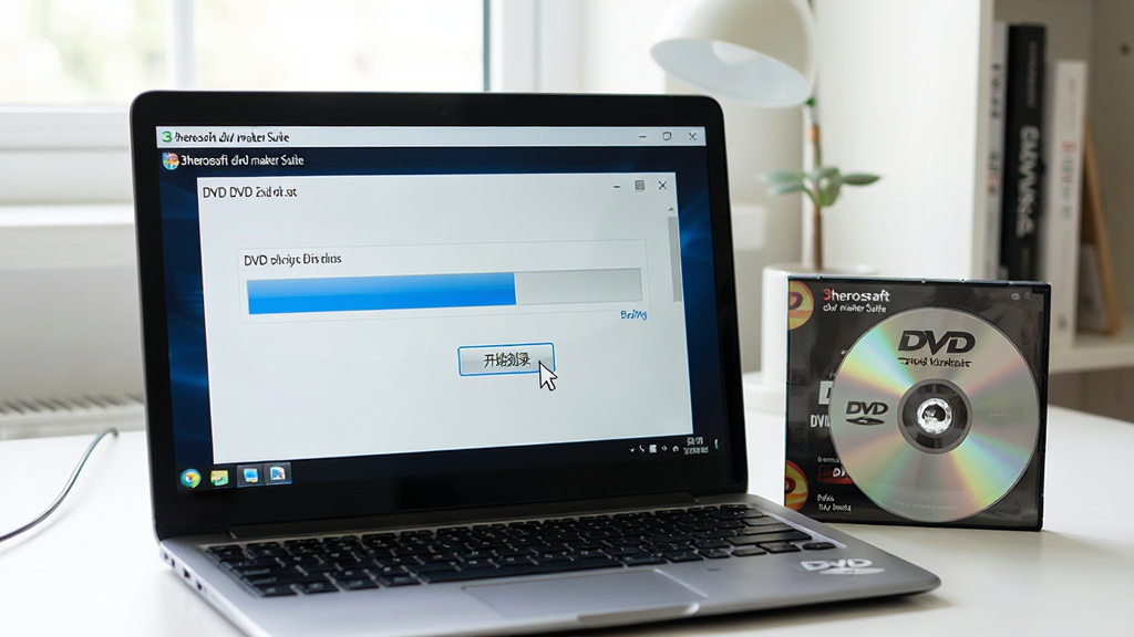 һ��չʾ3herosoft dvd maker suite�����ڱʼǱ����������е�ʵ����Ƭ����Ļ����ʾ���ڽ���DVD���̿�¼�Ľ��Ƚ��棬���ָ��ͣ���ڡ���ʼ��¼����ť�ϣ��Ա߷���һ�пհ�DVD���̺�һ�Ÿտ�¼�õĹ��̣�����Ϊ���������鷿���棬������Ȼ�����дʵ�����ϸ�ڰ������������е���ɫ�������͹��̺��ϵķ��⣬����������ʵ������ɾ�������Ԫ�ء�