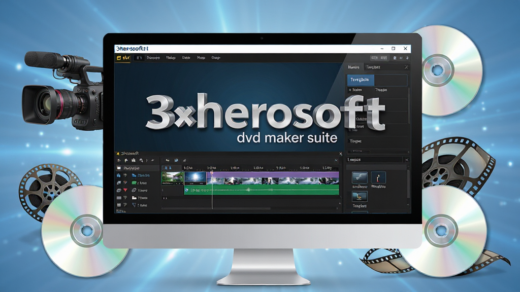 ��Ʒ���Ӿ�ͼ������������3herosoft dvd maker suite���������ڵ�����Ļ�ϵ���д����Ļ��Χ�����ſ�¼��ɵĹ��̡����������Ӱ��ƬԪ�أ�����Ϊ��ͽ�����ɫ�Ƽ��й�Ч�����岼��ƽ�⣬����ͻ���������ơ�3herosoft dvd maker suite���������Ű�ɾ�רҵ�����дʵ�Ҿ����ִ����ֿƼ��У�ϸ�ڰ��������ϵ���Ƶʱ����Ͳ˵�ģ������ͼ�����ʸ���ͨ͸���ɾ��޶�������Ԫ�ء�