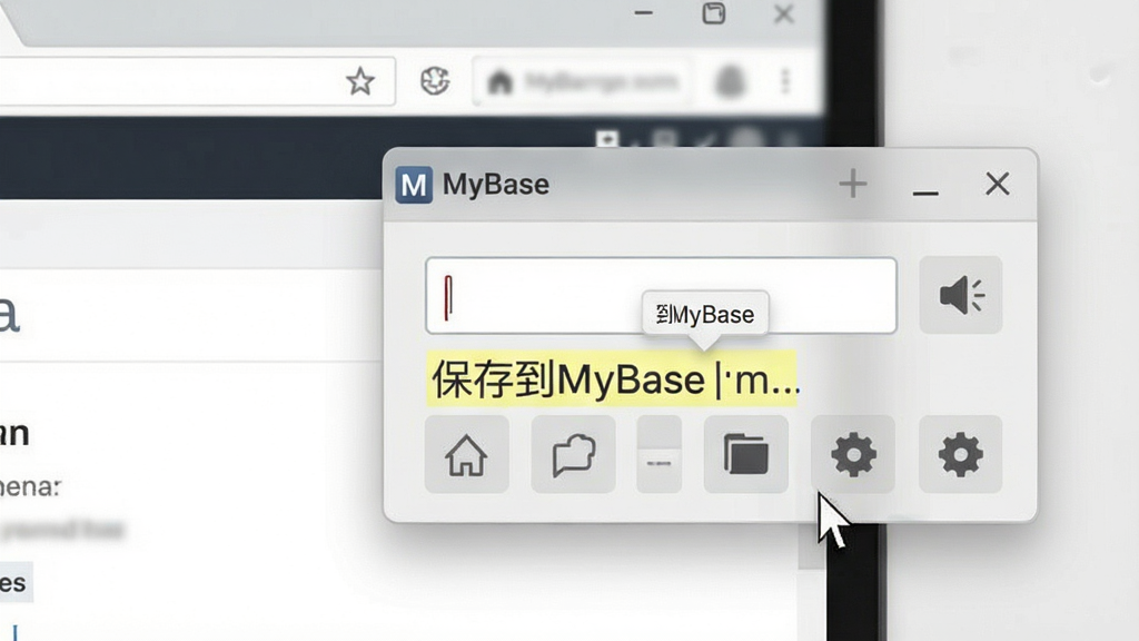 ���壺��Ļ�����MyBase��͸�������������������ͼ�������ͼ�꣬�Ա������ָ��������קһ�θ������ֽ��������������֣���д��ͷ��������λ�ڻ������·������Ϊ������ҳ�������Ű棺��������ƽ��գ����ܰ�ť�������С����ʵ�����壬������ˬ��ǳ��ɫ����ϸ�ڣ�����������ʾ��MyBase����ʶ������ק�����Ϸ��С����浽MyBase����ǩ�����ʣ��������ɾ����޶���Ԫ�ء�