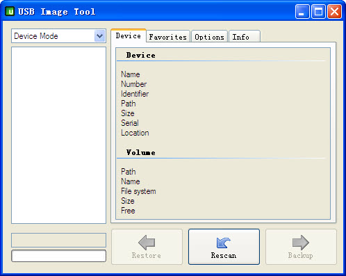 USB Image Tool1.90 ���̾�������