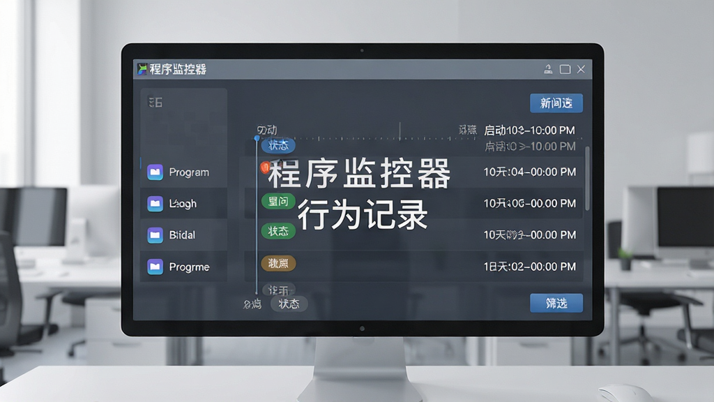 ��������������Ϊ��¼���ܽ��棬��������Ϊʱ������־��壬�����ʾ����ͼ�������ƣ��Ҳ���ʾ������ر�ʱ���������Ϊǳ��ɫ�칫��������Ļ�����ְ����������������롰��Ϊ��¼�������Ϊ��ƽ������չʾ��ϸ�ڰ���ʱ���ᡢ״̬��ǩ��ɸѡ��ť�������������ɾ����޶���Ԫ��