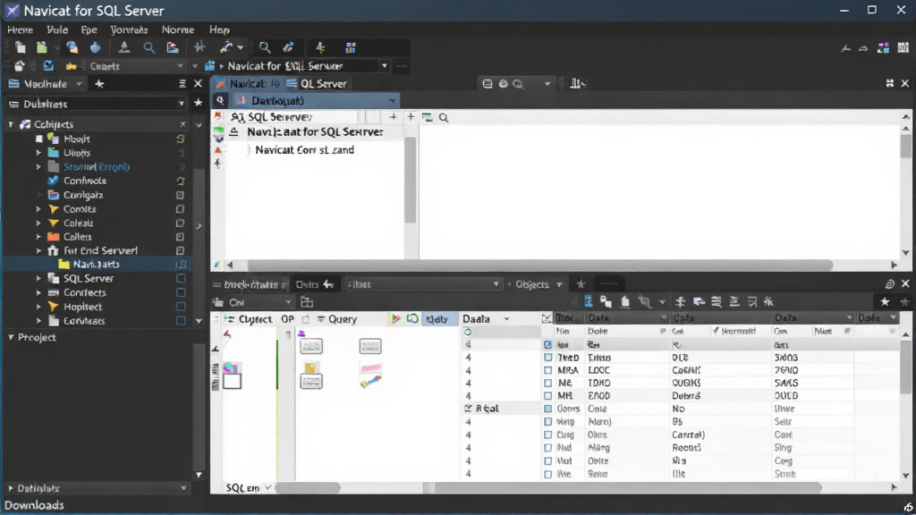 һ��չ�� Navicat for SQL Server ����������Ŀ�����ͼ��������������ɫ��������ݿ����ӹ������ڣ����Ϊ�����б����Ҳ�Ϊ SQL ��ѯ�༭�������ݱ��񣬽�������רҵ�������й������Ͳ˵�����������Ϊ�ִ�����Ƽ��У������������ɾ��޶���Ԫ�أ�������ͼ�꣬�ʺ���Ϊ����վ������ͼ